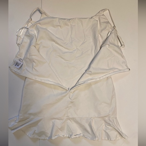 Princess Polly Kiribati White Ruffle Mini Dress 10 - Picture 5 of 7